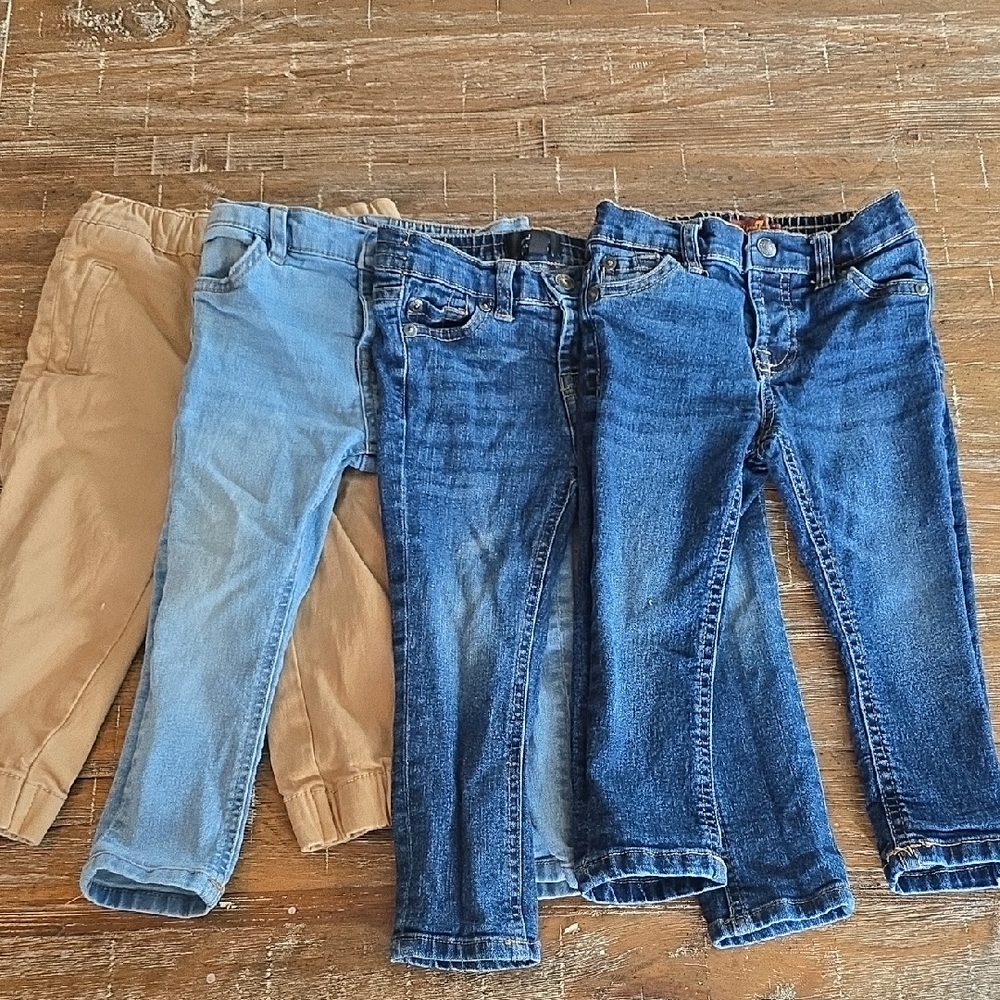 7 For All Mankind  Boys Jeans - Blue and Tan